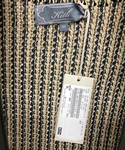 KITH（キス）KITH (キス) Keyon Crochet Pullover ブラウン×ブラック サイズ:XS 未使用品の古着・服飾アイテム