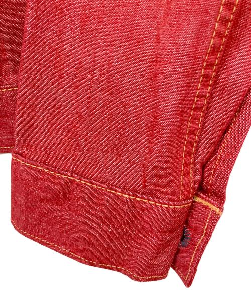 SUGAR CANE（シュガーケーン）SUGAR CANE (シュガーケーン) シャツジャケット レッド サイズ:不明の古着・服飾アイテム