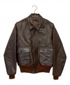 TOYS MCCOY×H.OKAMOTOトイズマッコイ×）の古着「フライトジャケット AN-J-3 シリアル10143441」｜ブラウン