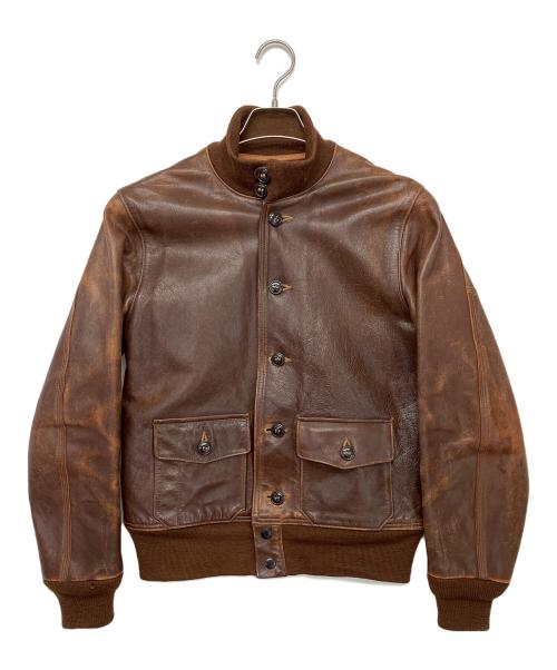 BUZZ RICKSON'S（バズリクソンズ）BUZZ RICKSON'S (バズリクソンズ) A-1フライトジャケット ＊古着 ブラウン サイズ:36の古着・服飾アイテム