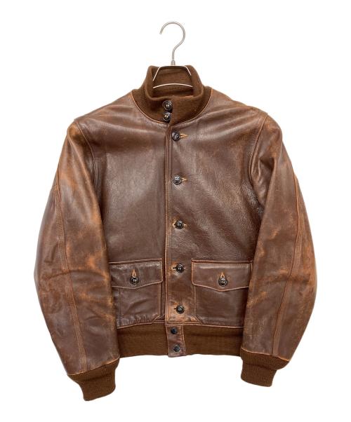 BUZZ RICKSON'S（バズリクソンズ）BUZZ RICKSON'S (バズリクソンズ) A-1フライトジャケット ＊古着 ブラウン サイズ:36の古着・服飾アイテム