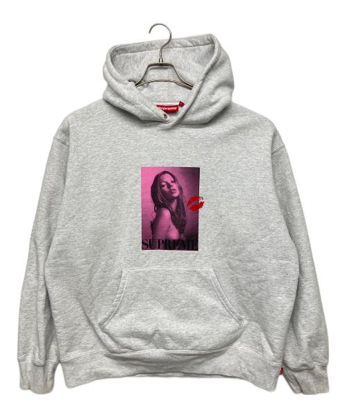 SUPREME（シュプリーム）Supreme (シュプリーム) kate moss hooded sweatshirt グレー サイズ:Lの古着・服飾アイテム