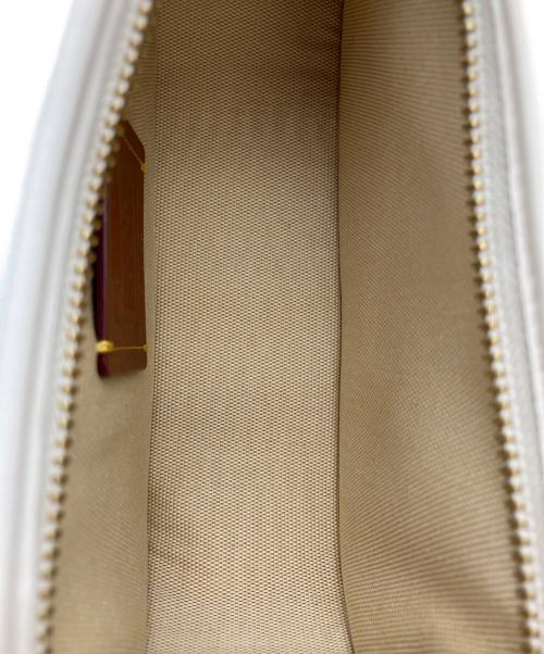 COACH（コーチ）COACH (コーチ) swinger bag with chain ホワイトの古着・服飾アイテム