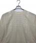 maison de soil (メゾンドソイル) BOILED WOOL PLAIN BACK OPENING CREW-NECK EMB SHIRT DRESS ベージュ サイズ:2 未使用品：15000円
