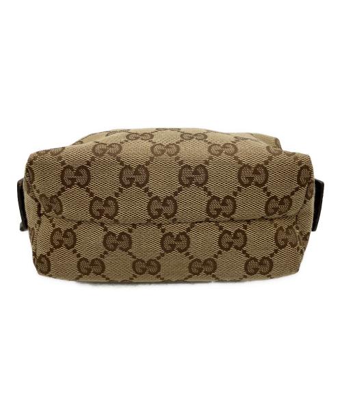 GUCCI（グッチ）GUCCI (グッチ) GG コスメポーチ ブラウンの古着・服飾アイテム
