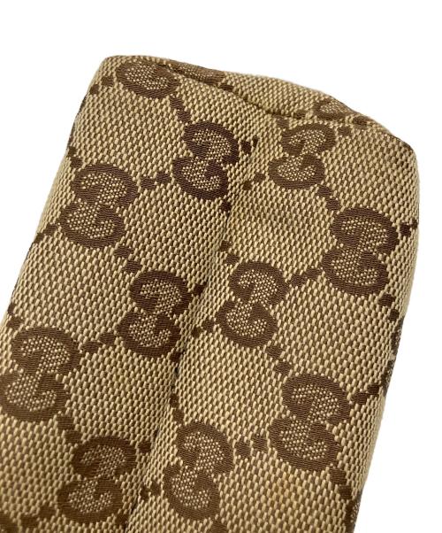 GUCCI（グッチ）GUCCI (グッチ) GG コスメポーチ ブラウンの古着・服飾アイテム