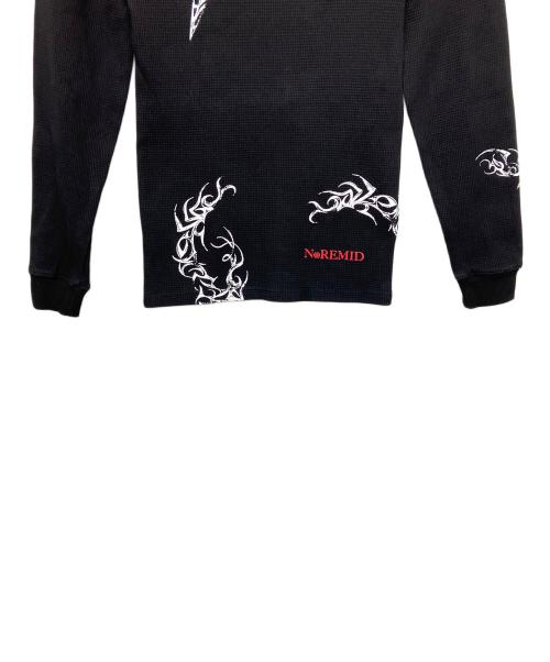Noremid（ノーリミッド）NOREMID (ノーリミッド) サーマルカットソー ブラック サイズ:Sの古着・服飾アイテム