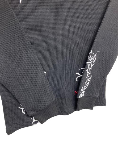 Noremid（ノーリミッド）NOREMID (ノーリミッド) サーマルカットソー ブラック サイズ:Sの古着・服飾アイテム