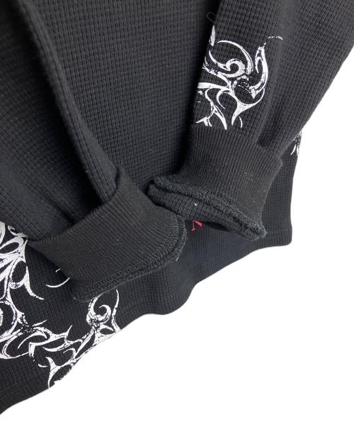 Noremid（ノーリミッド）NOREMID (ノーリミッド) サーマルカットソー ブラック サイズ:Sの古着・服飾アイテム