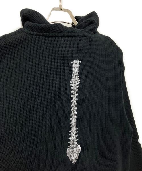 Noremid（ノーリミッド）Noremid (ノーリミッド) ボーンパーカー ブラック サイズ:Sの古着・服飾アイテム