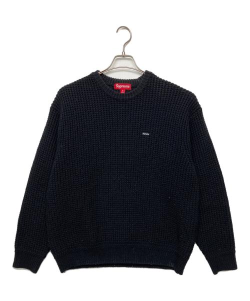 SUPREME（シュプリーム）Supreme (シュプリーム) waffle small box sweater　25AW　厚手ニット ブラック サイズ:Mの古着・服飾アイテム