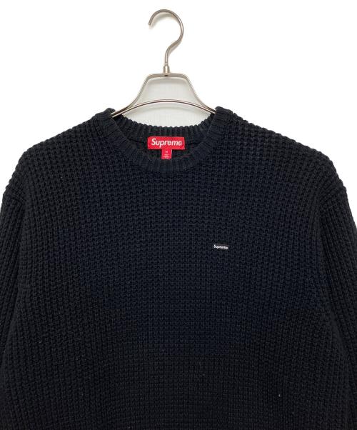 SUPREME（シュプリーム）Supreme (シュプリーム) waffle small box sweater　25AW　厚手ニット ブラック サイズ:Mの古着・服飾アイテム