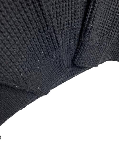 SUPREME（シュプリーム）Supreme (シュプリーム) waffle small box sweater　25AW　厚手ニット ブラック サイズ:Mの古着・服飾アイテム