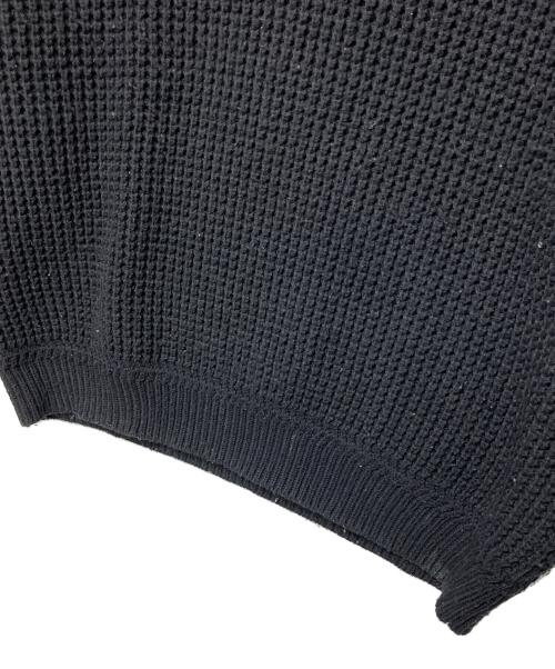 SUPREME（シュプリーム）Supreme (シュプリーム) waffle small box sweater　25AW　厚手ニット ブラック サイズ:Mの古着・服飾アイテム