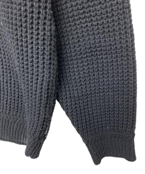 SUPREME（シュプリーム）Supreme (シュプリーム) waffle small box sweater　25AW　厚手ニット ブラック サイズ:Mの古着・服飾アイテム