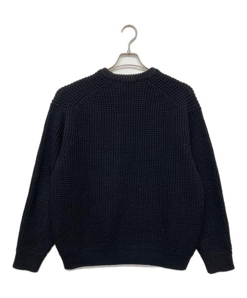 SUPREME（シュプリーム）Supreme (シュプリーム) waffle small box sweater　25AW　厚手ニット ブラック サイズ:Mの古着・服飾アイテム