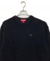 Supreme (シュプリーム) waffle small box sweater　25AW　厚手ニット ブラック サイズ:M：20000円