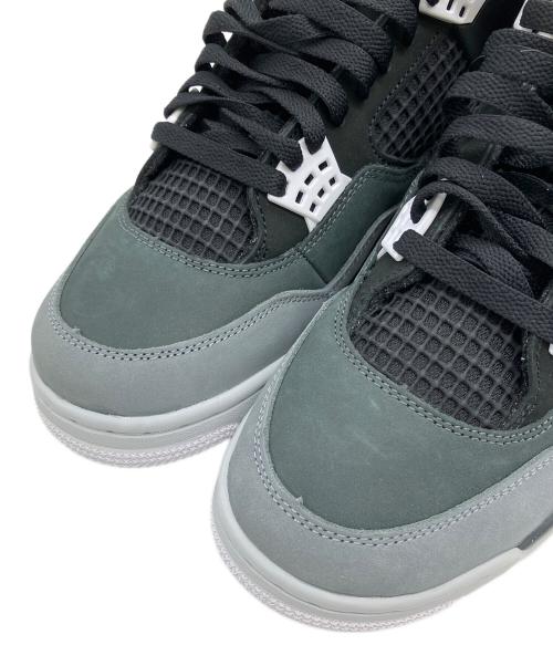 NIKE（ナイキ）NIKE (ナイキ) AIR JORDAN 4 RETRO　スニーカー ブラック×ホワイト サイズ:28cmの古着・服飾アイテム