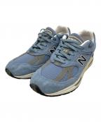 NEW BALANCEニューバランス）の古着「991V2 Made in UK Grounded Pastels」｜スカイブルー