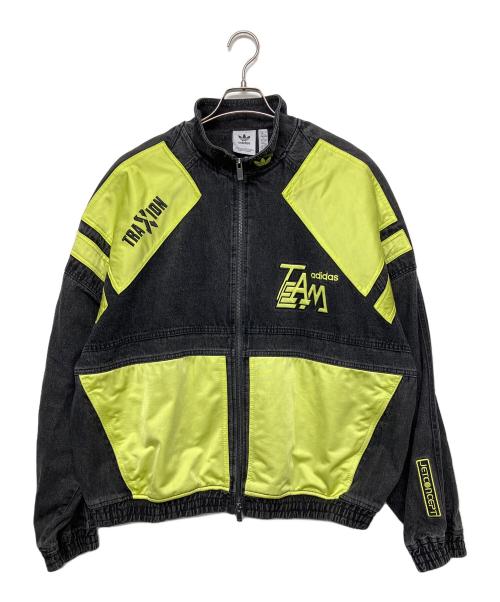 adidas（アディダス）adidas (アディダス) MOTO DENIM JACKET ブラック サイズ:XLの古着・服飾アイテム