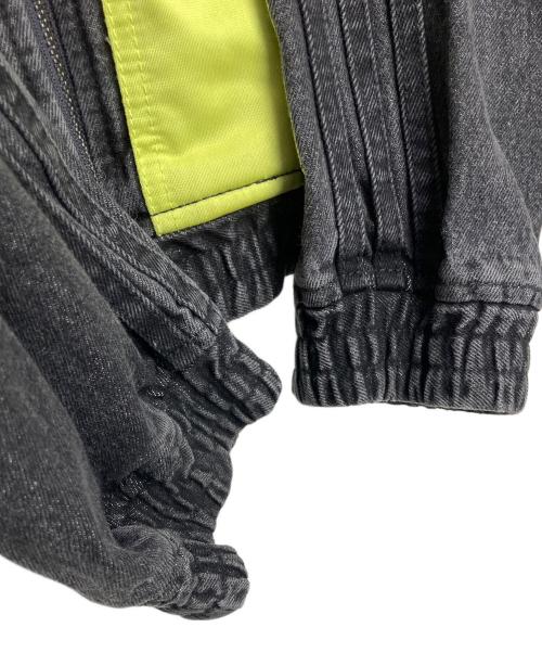 adidas（アディダス）adidas (アディダス) MOTO DENIM JACKET ブラック サイズ:XLの古着・服飾アイテム