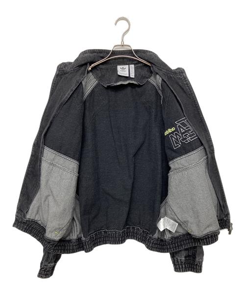 adidas（アディダス）adidas (アディダス) MOTO DENIM JACKET ブラック サイズ:XLの古着・服飾アイテム
