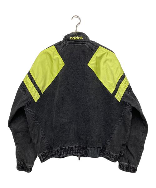 adidas（アディダス）adidas (アディダス) MOTO DENIM JACKET ブラック サイズ:XLの古着・服飾アイテム