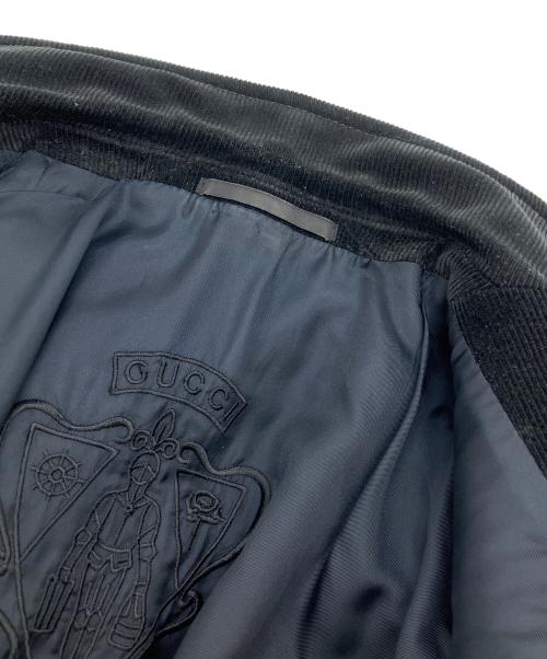GUCCI（グッチ）GUCCI (グッチ) テーラードジャケット ブラック サイズ:48Rの古着・服飾アイテム
