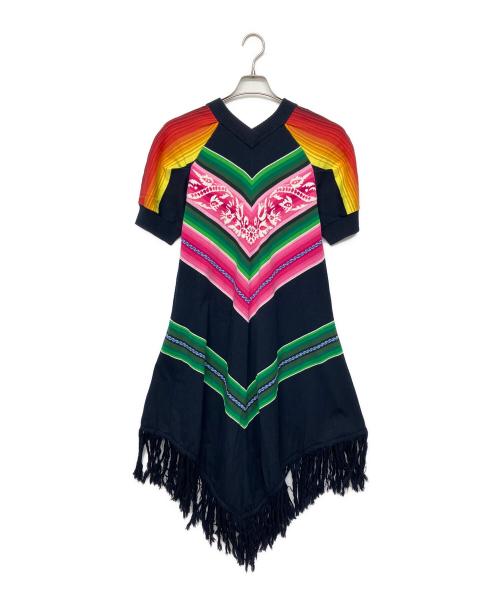 sacai（サカイ）sacai (サカイ) 半袖ワンピース マルチカラー サイズ:1の古着・服飾アイテム