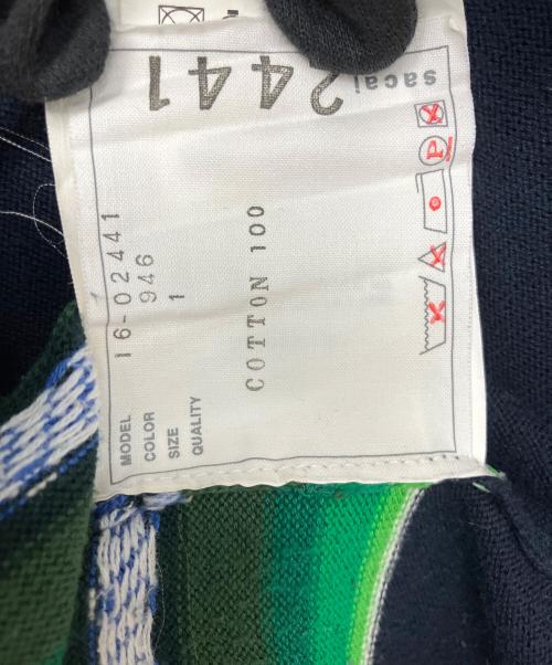 sacai（サカイ）sacai (サカイ) 半袖ワンピース マルチカラー サイズ:1の古着・服飾アイテム