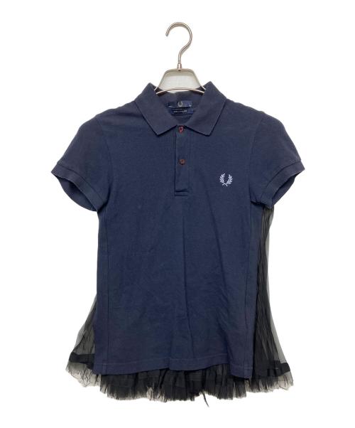 sacai（サカイ）sacai (サカイ) FRED PERRY (フレッドペリー) ポロシャツ　2013年販売モデル ネイビー サイズ:36の古着・服飾アイテム