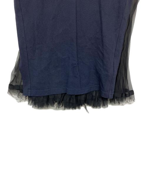 sacai（サカイ）sacai (サカイ) FRED PERRY (フレッドペリー) ポロシャツ　2013年販売モデル ネイビー サイズ:36の古着・服飾アイテム