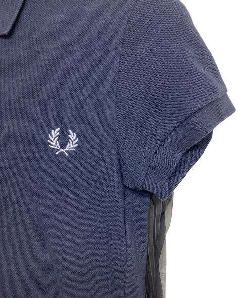 sacai（サカイ）sacai (サカイ) FRED PERRY (フレッドペリー) ポロシャツ　2013年販売モデル ネイビー サイズ:36の古着・服飾アイテム