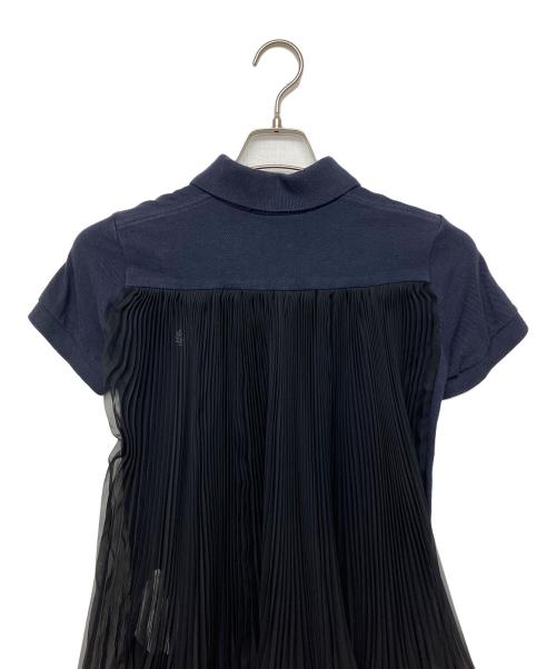 sacai（サカイ）sacai (サカイ) FRED PERRY (フレッドペリー) ポロシャツ　2013年販売モデル ネイビー サイズ:36の古着・服飾アイテム