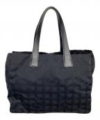 CHANELシャネル）の古着「ニュートラベルライン ハンドバッグ」｜ブラック