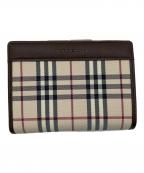 BURBERRYバーバリー）の古着「2つ折り財布」｜ベージュ