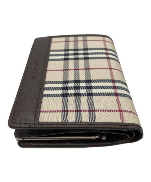 BURBERRY（バーバリー）BURBERRY (バーバリー) 2つ折り財布 ベージュの古着・服飾アイテム