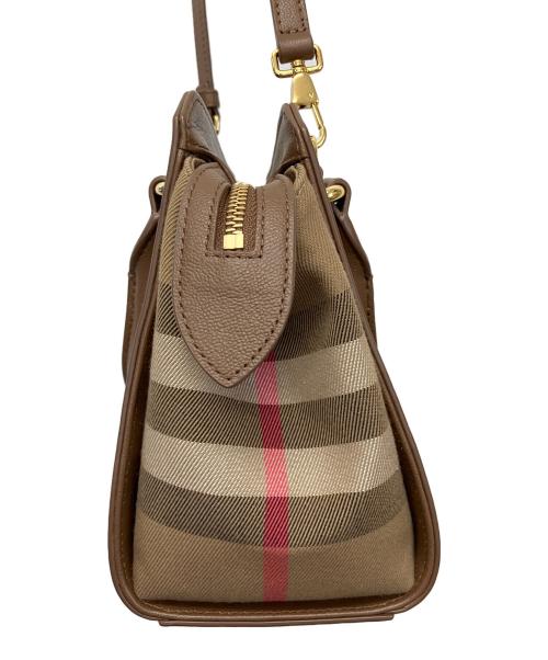 BURBERRY（バーバリー）BURBERRY (バーバリー) Small Banwell Tote Bag ベージュの古着・服飾アイテム