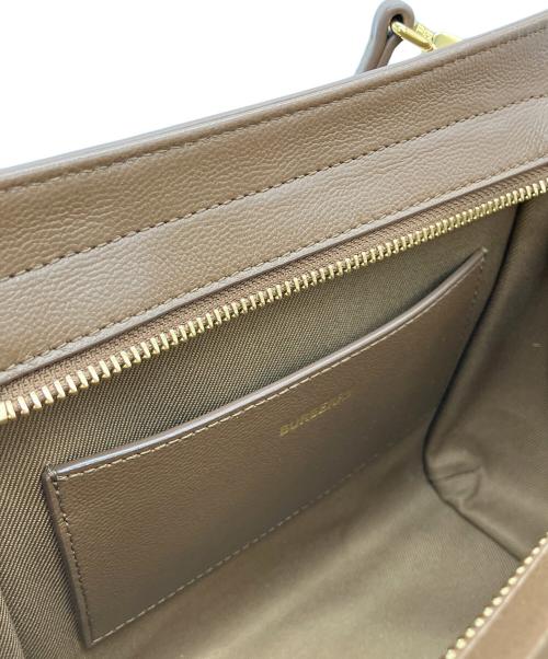 BURBERRY（バーバリー）BURBERRY (バーバリー) Small Banwell Tote Bag ベージュの古着・服飾アイテム