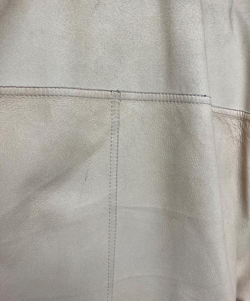 ERMENEGILDO ZEGNA（エルメネジルド・ゼニア）ERMENEGILDO ZEGNA (エルメネジルド・ゼニア) レザージャケット ブラック サイズ:Sの古着・服飾アイテム