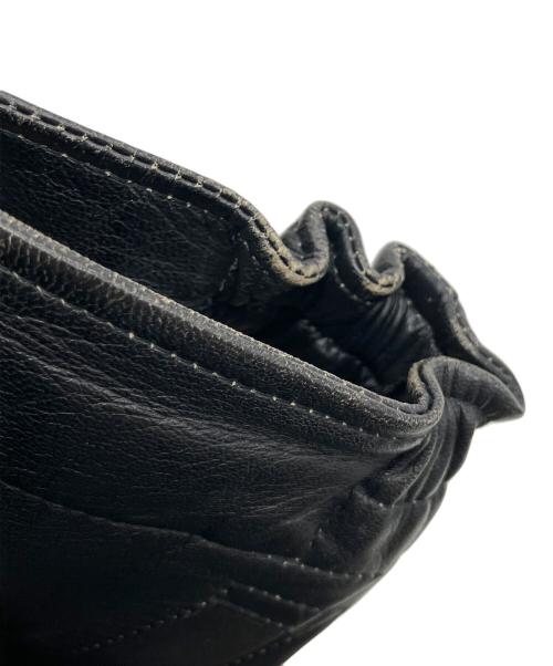 ERMENEGILDO ZEGNA（エルメネジルド・ゼニア）ERMENEGILDO ZEGNA (エルメネジルド・ゼニア) レザージャケット ブラック サイズ:Sの古着・服飾アイテム