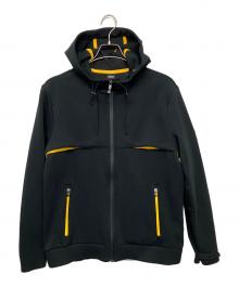 HUGO BOSS（ヒューゴ ボス）の古着「ジップパーカー」｜ブラック×イエロー