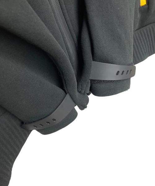 HUGO BOSS（ヒューゴ ボス）HUGO BOSS (ヒューゴ ボス) ジップパーカー ブラック×イエロー サイズ:Mの古着・服飾アイテム