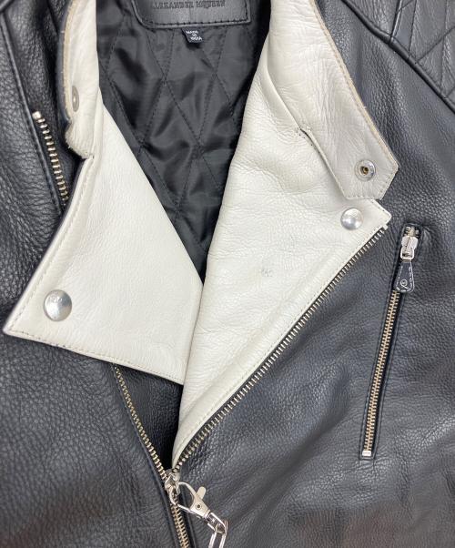MCQ（マックキュー）MCQ (マックキュー) ライダースジャケット ALEXANDER McQUEEN ブラック サイズ:IT54の古着・服飾アイテム