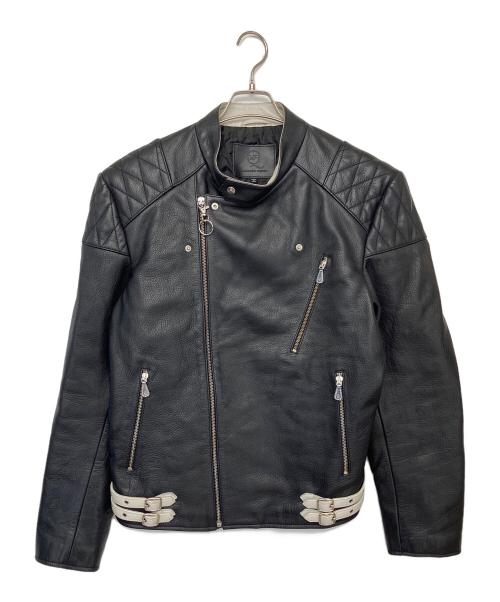 MCQ（マックキュー）MCQ (マックキュー) ライダースジャケット ALEXANDER McQUEEN ブラック サイズ:IT54の古着・服飾アイテム
