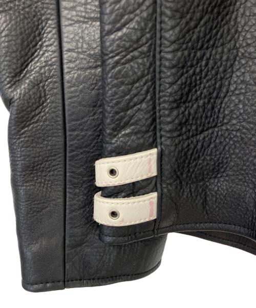 MCQ（マックキュー）MCQ (マックキュー) ライダースジャケット ALEXANDER McQUEEN ブラック サイズ:IT54の古着・服飾アイテム