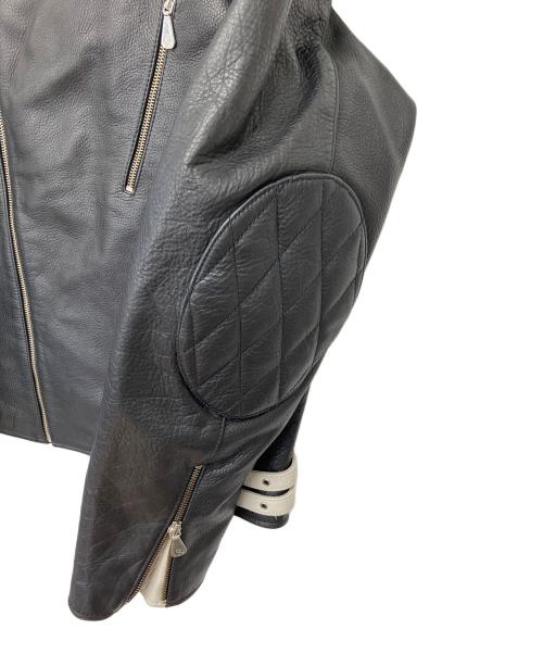 MCQ（マックキュー）MCQ (マックキュー) ライダースジャケット ALEXANDER McQUEEN ブラック サイズ:IT54の古着・服飾アイテム