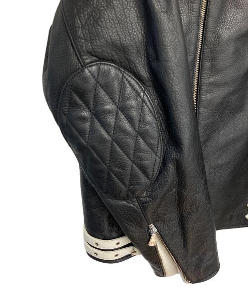 MCQ（マックキュー）MCQ (マックキュー) ライダースジャケット ALEXANDER McQUEEN ブラック サイズ:IT54の古着・服飾アイテム
