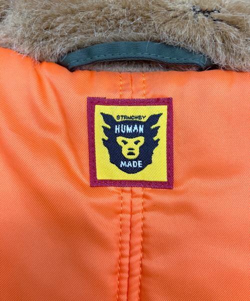 HUMAN MADE（ヒューマンメイド）HUMAN MADE (ヒューマンメイド) N2 Flight Jacket 	2017AW オリーブ サイズ:Sの古着・服飾アイテム