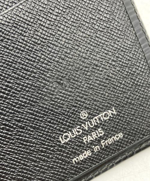 LOUIS VUITTON（ルイ ヴィトン）LOUIS VUITTON (ルイ ヴィトン) エピ ポルトフォイユ ブラザ 2つ折り財布 ブラックの古着・服飾アイテム